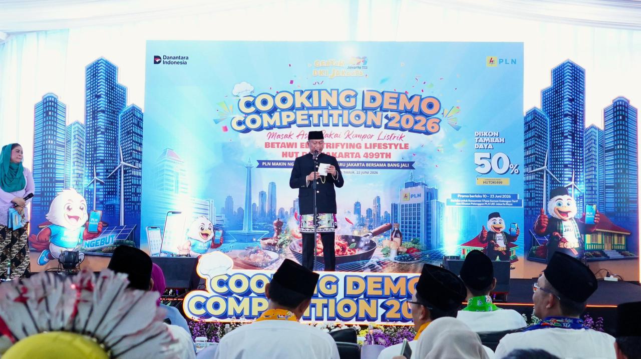 Seru-Seruan Masak Bareng PLN, Cooking Demo Competition 2026 Ramaikan HUT ke-499 DKI Jakarta