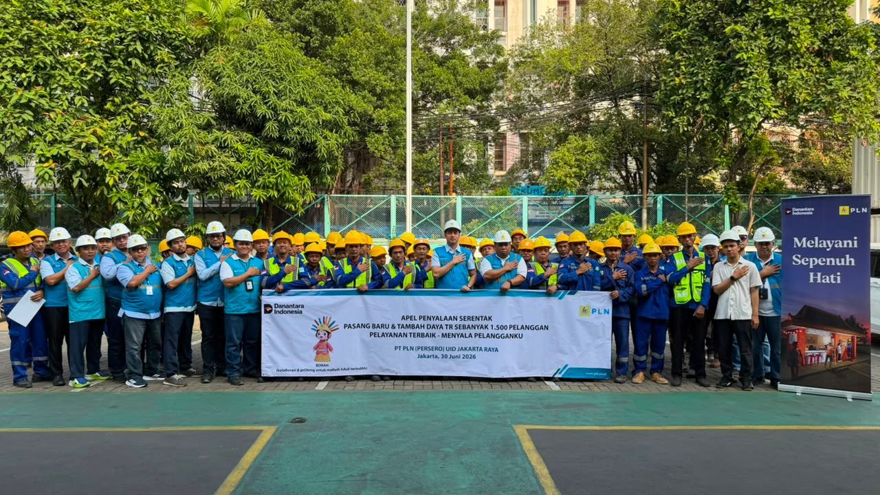 PLN UID Jakarta Raya Nyalakan 1.500 Pelanggan Serentak, Layanan Cepat untuk Kebutuhan Listrik Warga