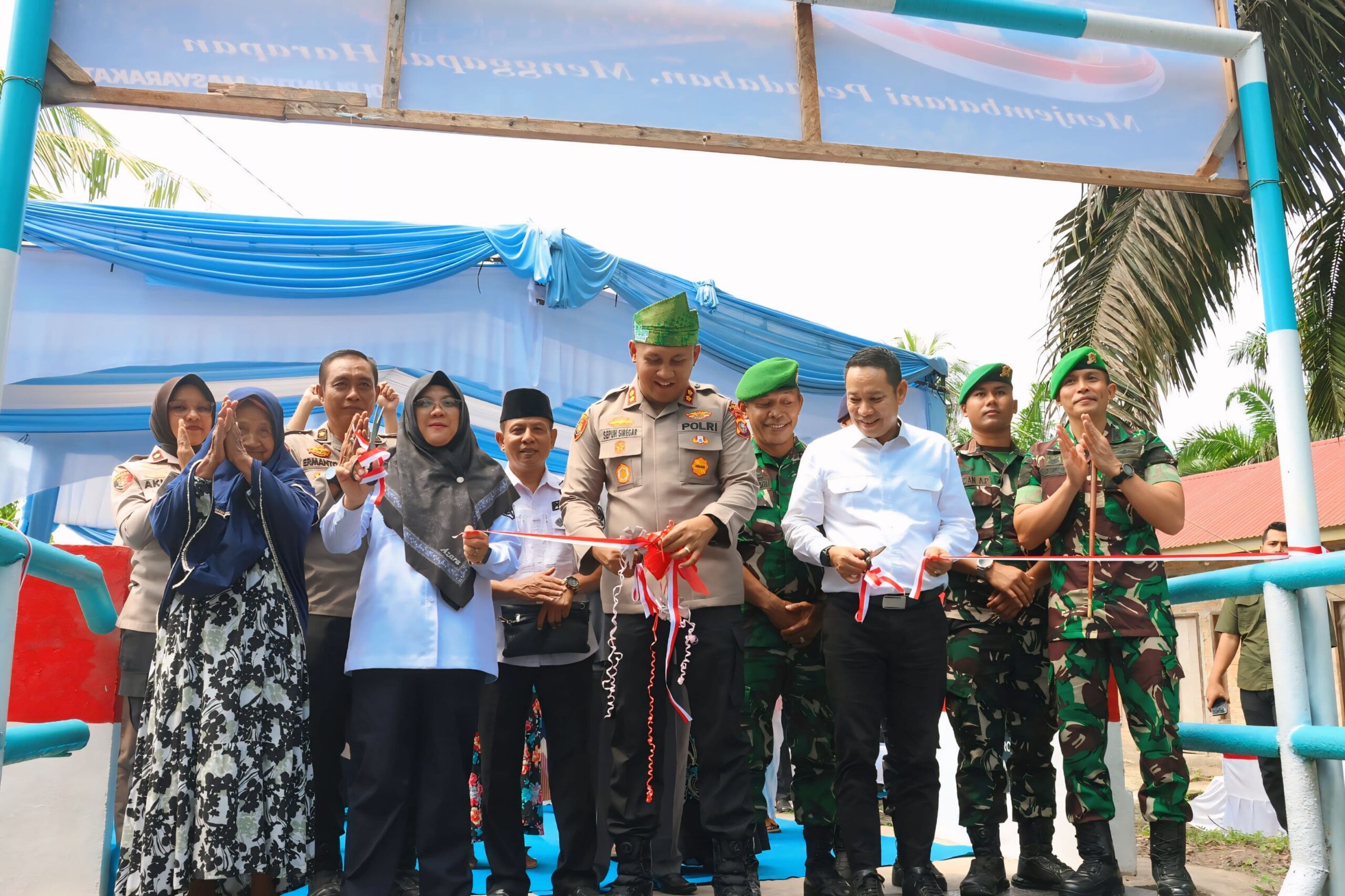 Kapolri Resmikan 80 Jembatan Merah Putih Presisi Tahap II Polda Riau, Kapolres Siak Laporkan Secara Virtual dari Lokasi
