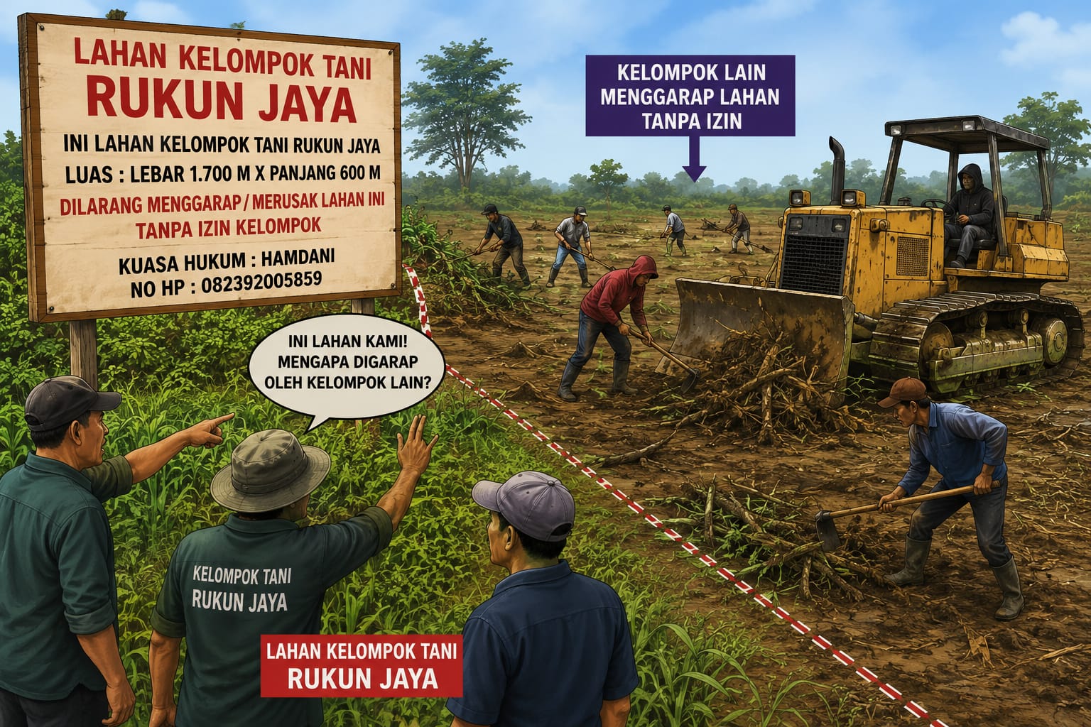 Diduga Jual Beli Lahan Kawasan Hutan, Anggota KTH Muara Dua Disorot
