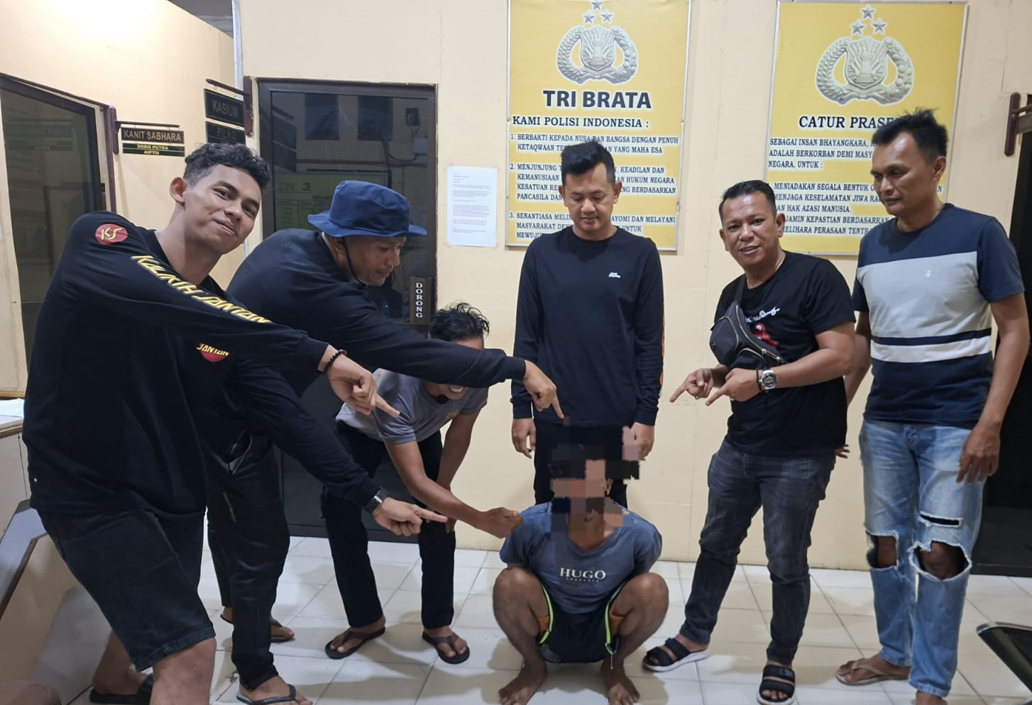 DPO Kasus Narkoba di Sungai Apit, Diringkus Polisi Dibalik Kelambu